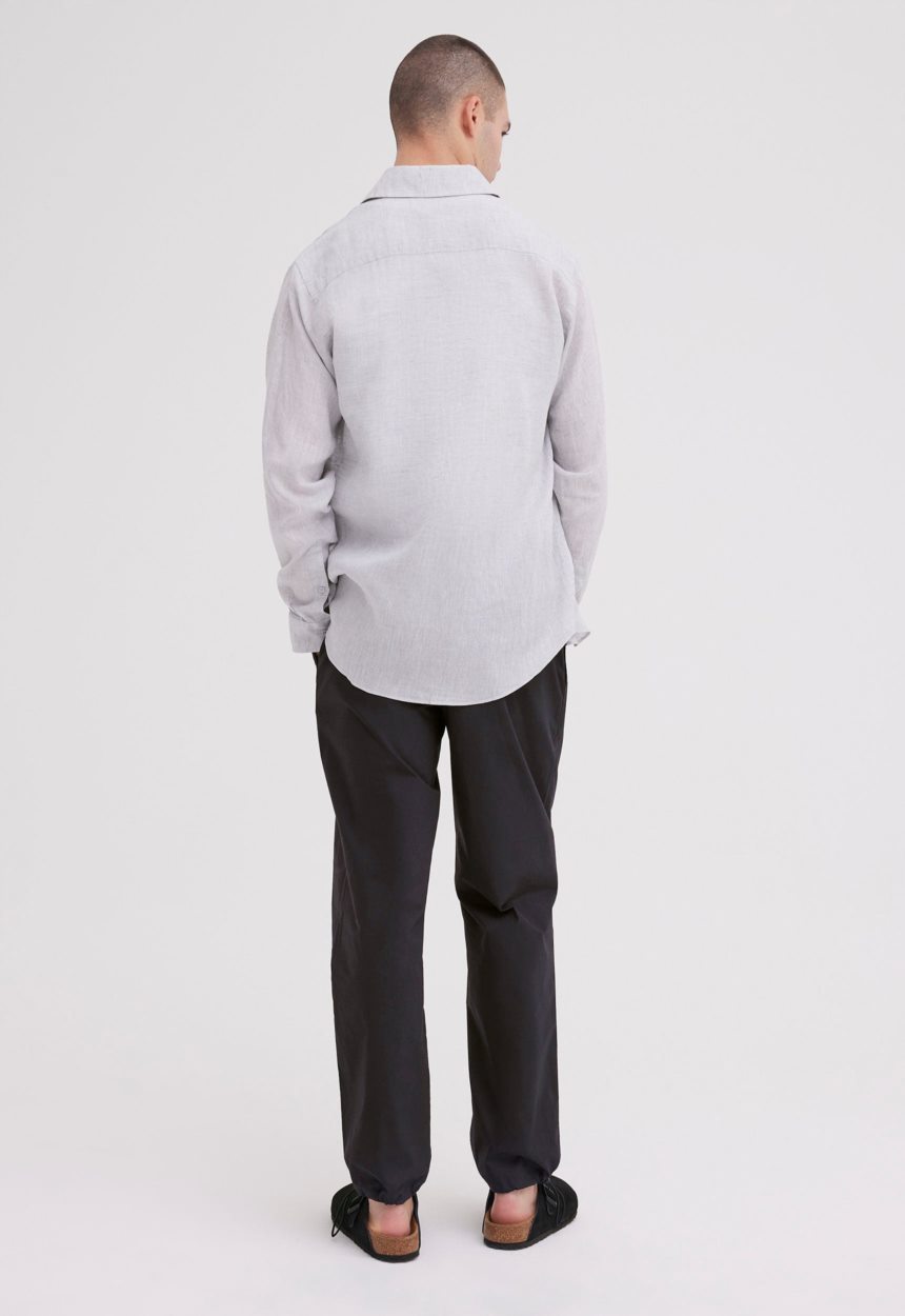 Jac + Jack Peck Linen Shirt - Nimbus Grey